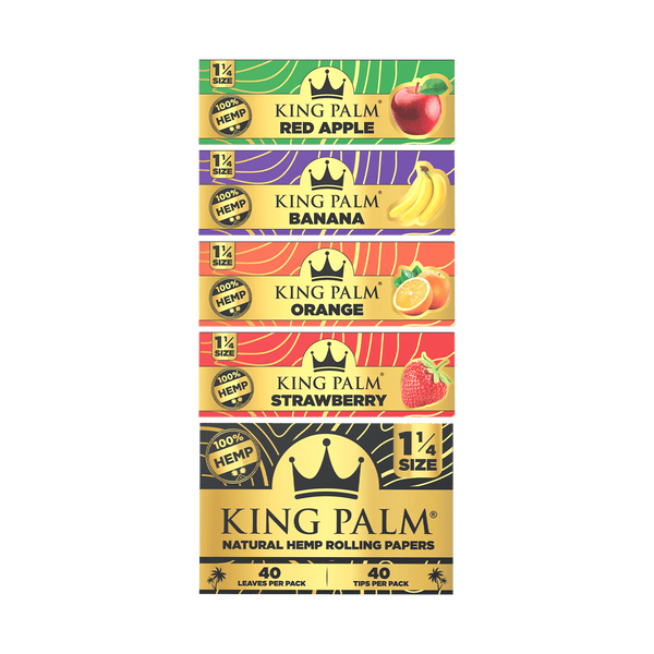 O King Palm | Flavored Hemp Rolling Papers - 1 1/4 Size