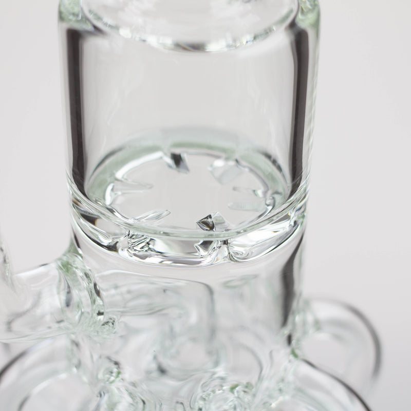 O 15" H2O Glass water recycle bong [H2O-32]