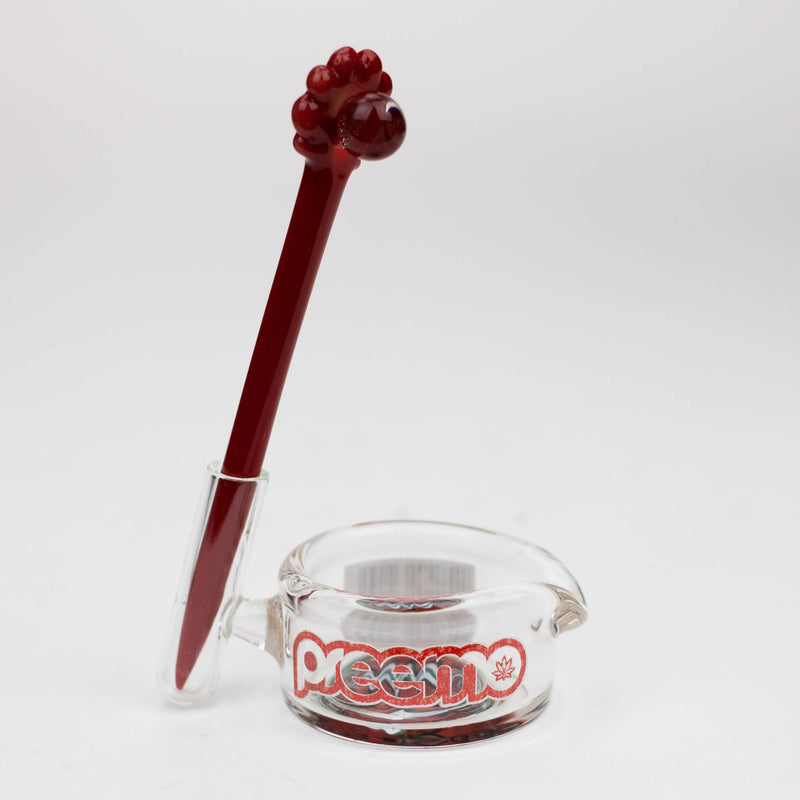 O preemo - Glass Dabber and Dish Set [P052]