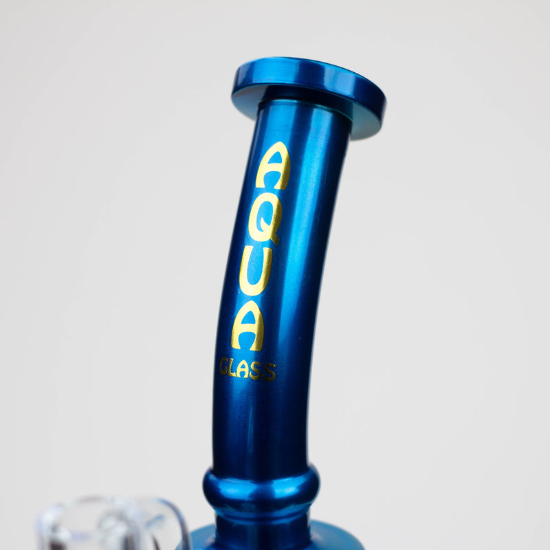 O 12" AQUA 2-in-1 Dual Barrel diffuser glass bong [AQUA118]