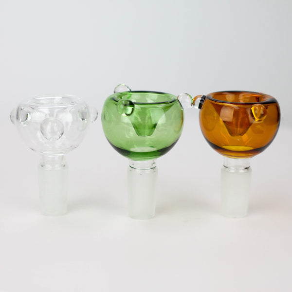 O Double Glass Bowl for 14 mm Pack of 3