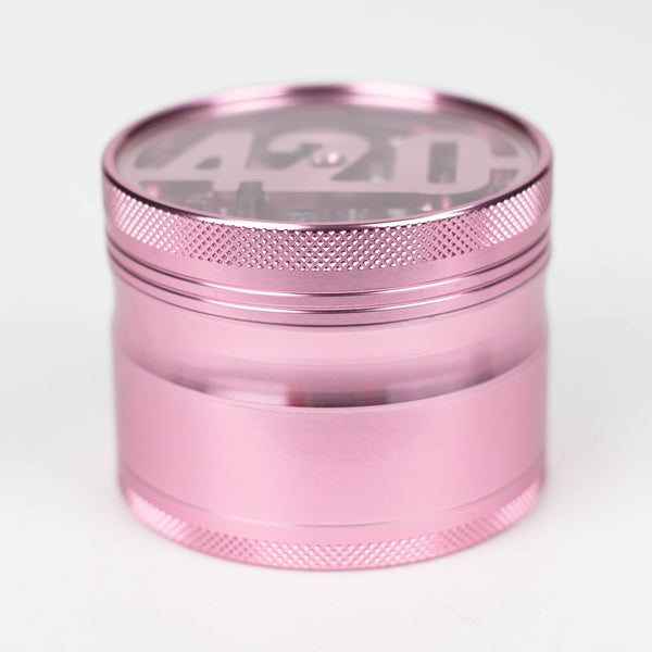 O 2.5" aluminum grinder 4 layers with 420 design  [GA11]