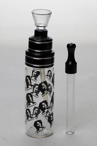 5" mini glass water pipe in display- - One Wholesale