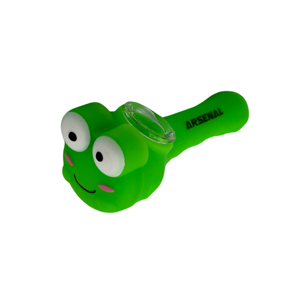 4" Arsenal Beady Froggie Assorted Colours Hand Pipe
