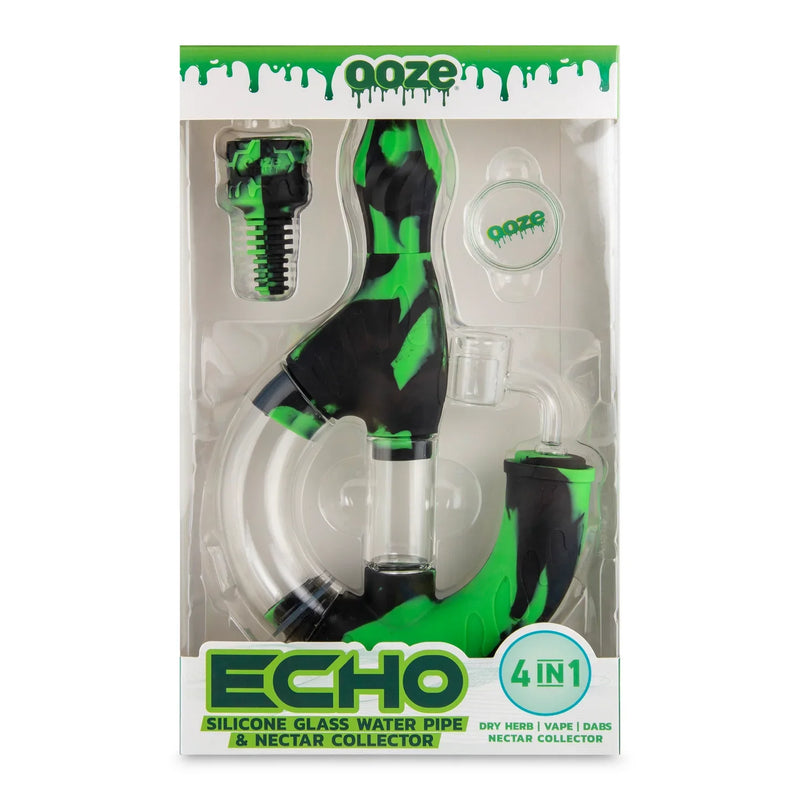 O Ooze | Echo Silicone Water Pipe, Dab Rig & Dab Stra w
