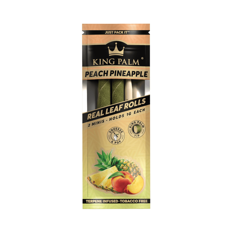 O King Palm | 2 Mini Hand-Rolled with flavor tips Box of 20
