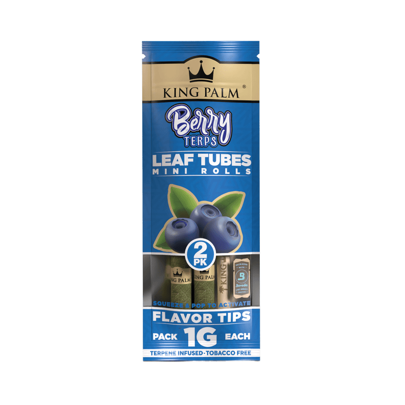 O King Palm | 2 Mini Hand-Rolled with flavor tips Box of 20