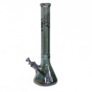 18" Water Pipe with Beaker Base - TREE OF LIFE