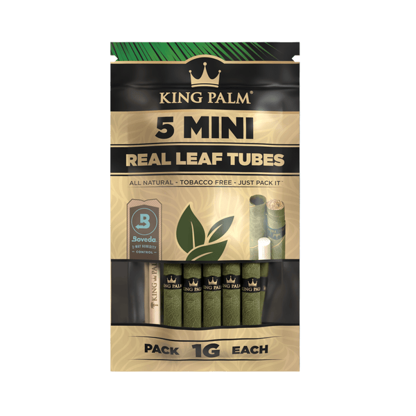 O King Palm | 5 Mini Hand-Rolled Leaf Box of 15