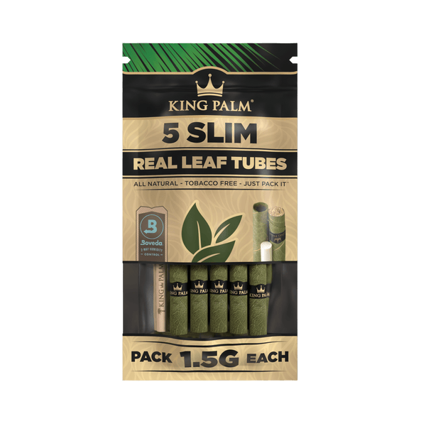 O King Palm | 5 Slim  Hand-Rolled Leaf Box of 15