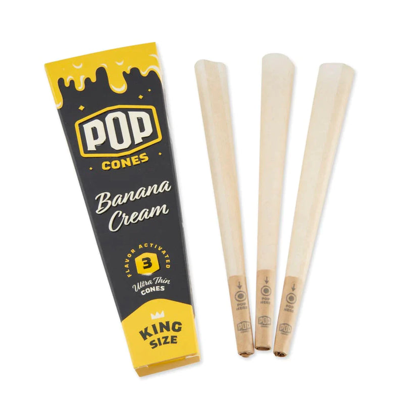 O Pop Cones | King Size 3pk Pre-Rolled Cones with Flavor Tip 24ct Display