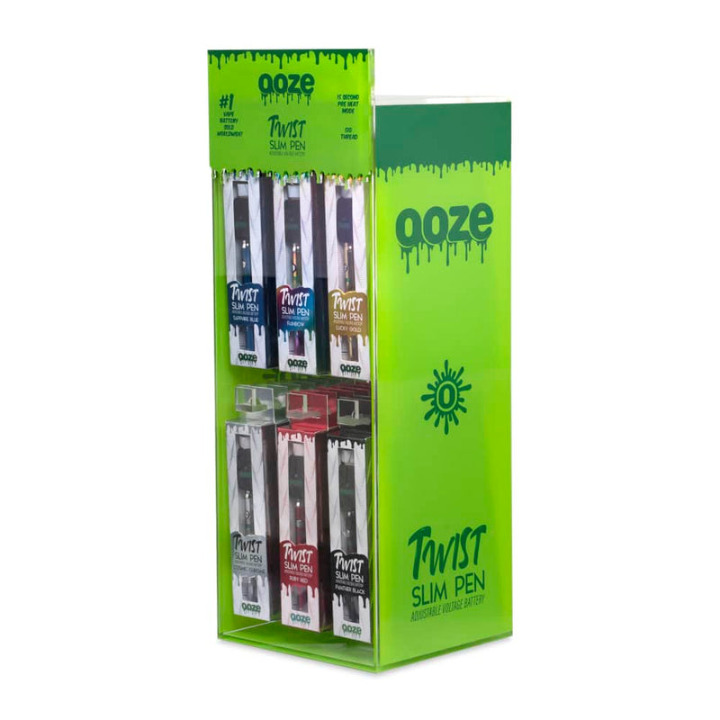 O Ooze | Twist slim Vape Pen 48ct Battery Display