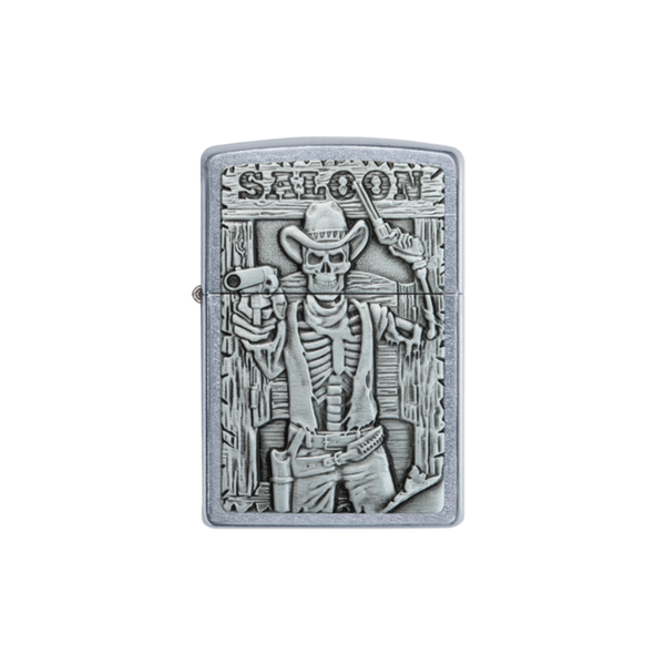 O Zippo 49298 Saloon Skull Emblem Design