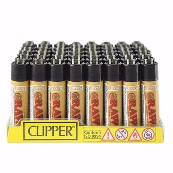 Clipper RAW Brown Series Lighters 48ct