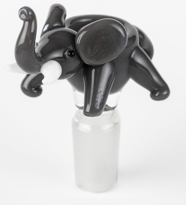 SC K005 14mm Elephant bowl by Kent's Glass Canadian artist