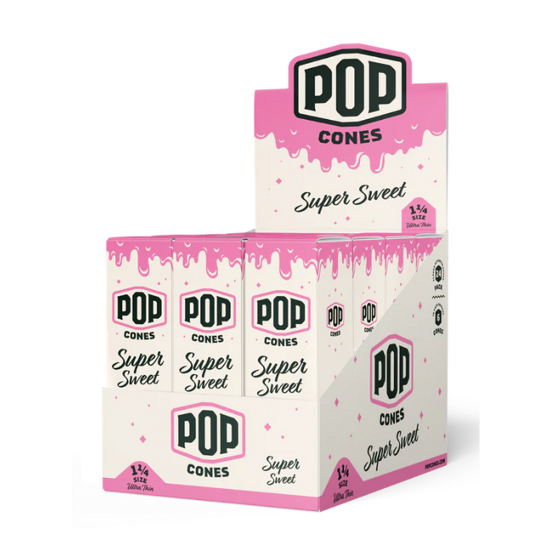 Pop 11/4 Ultra Thin Rolling Cones - 24ct