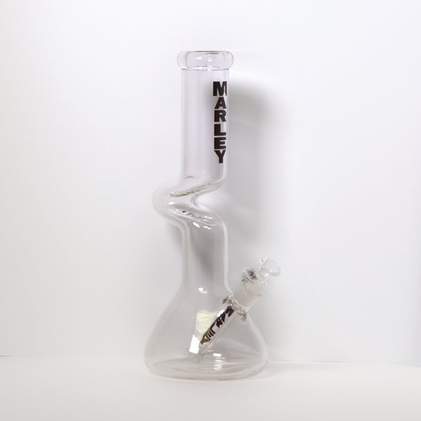 SC 517 13 Inch 5mm Single Pointy Zong Marley Glass Bong