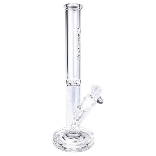 H158 Hoss Glass 14" Flame Polished Straight Waterpipe
