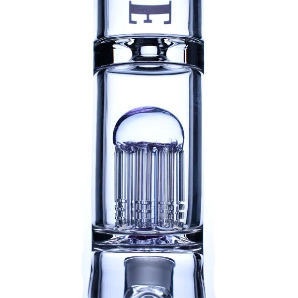 SC Castle Glassworks CP003  Beaker – 8 Arm Percolator 14 Inch 7mm assorted colours