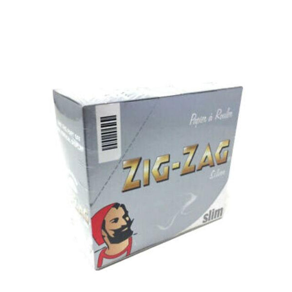 Zig Zag Silver Slim Rolling Papers 50ct