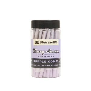 SC Purple Blazy Susan Shorty Pre Rolled Cones – 50 Ct