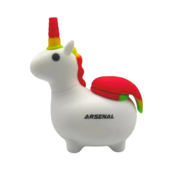 6 Inch Unicorn Assorted Colours Silicone Bong