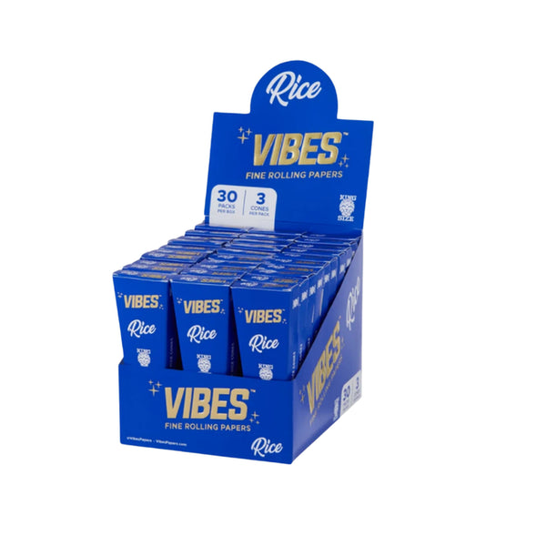 Vibes Rice King Size Cones 30ct