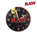 SC Raw Black Acrylic Wall Clock