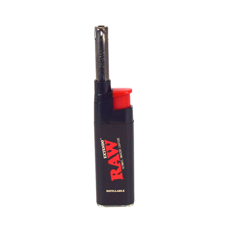 RAW  | Extendo Lighters Adjustable Flame Refillable Lighters – Display/50