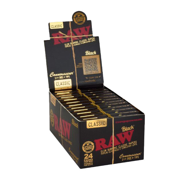RAW Black Unrefined Artisan Connoisseur 11/4 size