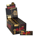RAW | Black Natural Unrefined Artisan Connoisseur Papers w/ Tips – 1¼ Size (24 packs) 1 - 1/4" Size ONE