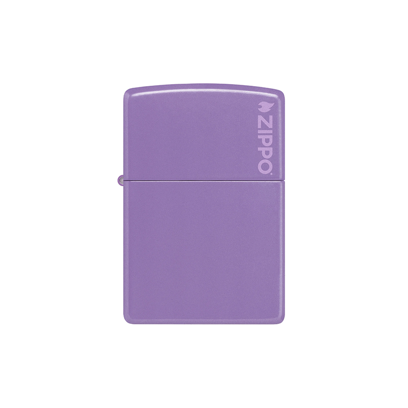 O Zippo 46681ZL Classic Smoky Lavender Zippo Logo