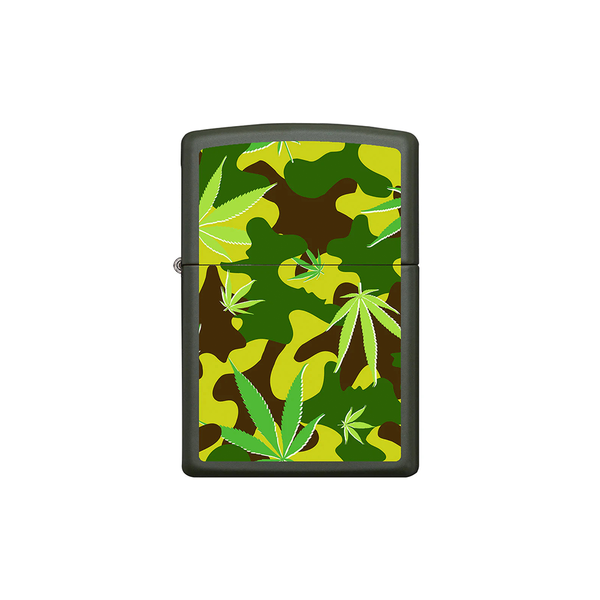 O Zippo 221-064557 Green Matte Camo