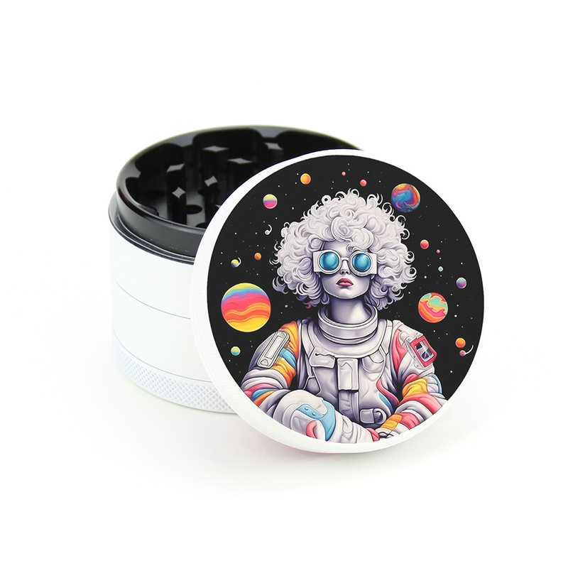 O Green Star | 2.5" (63mm) Herb Grinder - Space Lady Design