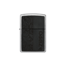 Zippo 46919 Black Leather Emblem - Zippo Design Crest · Emblem · Military ONE