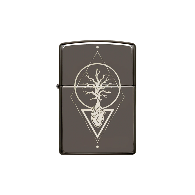 O Zippo 49687 Heart of Tree Design