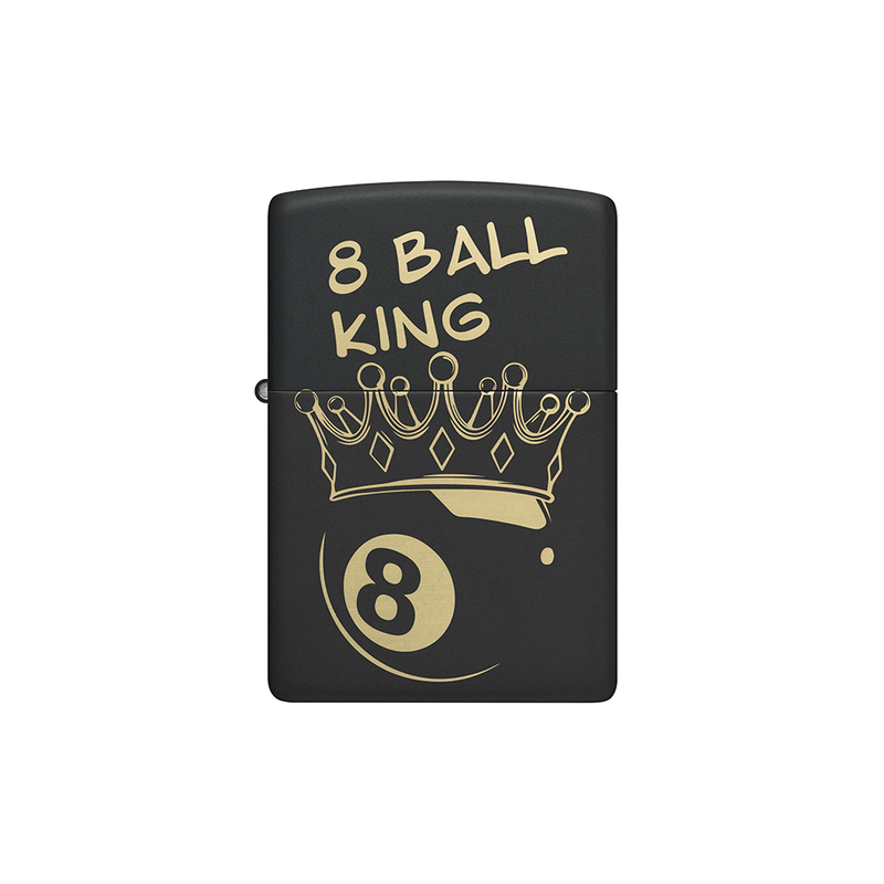 O Zippo 46291 King 8 Ball Billiards Champion