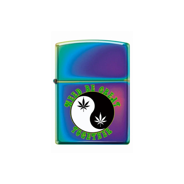 O Zippo 58338 Leaf Weed Ying & Yang