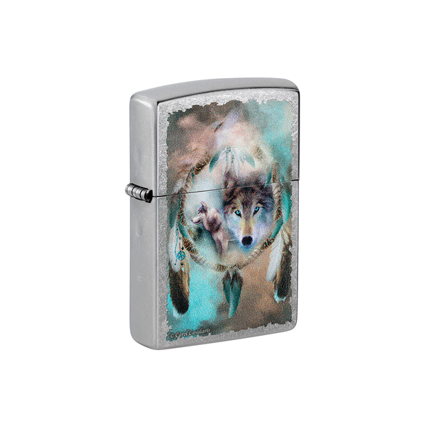 O Zippo 75419 Carol Cavalaris WOLF DREAM CATCHER