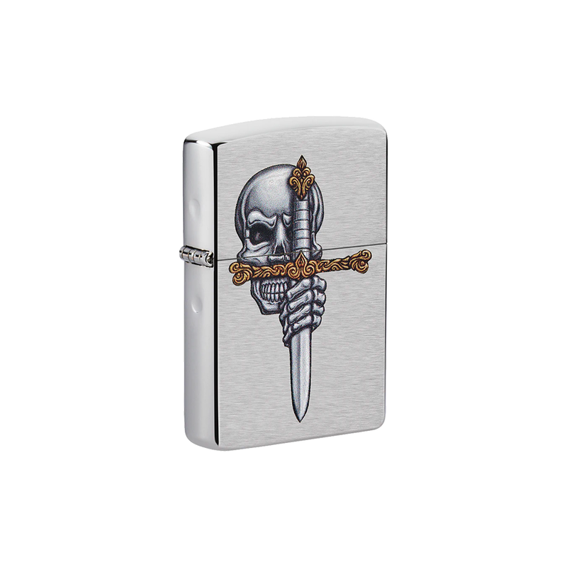 O Zippo 49488 Sword Skull Design