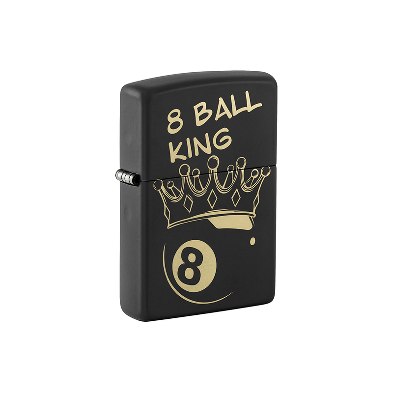 O Zippo 46291 King 8 Ball Billiards Champion