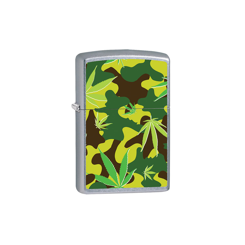 O Zippo 207-064554 Leaf Green Camo