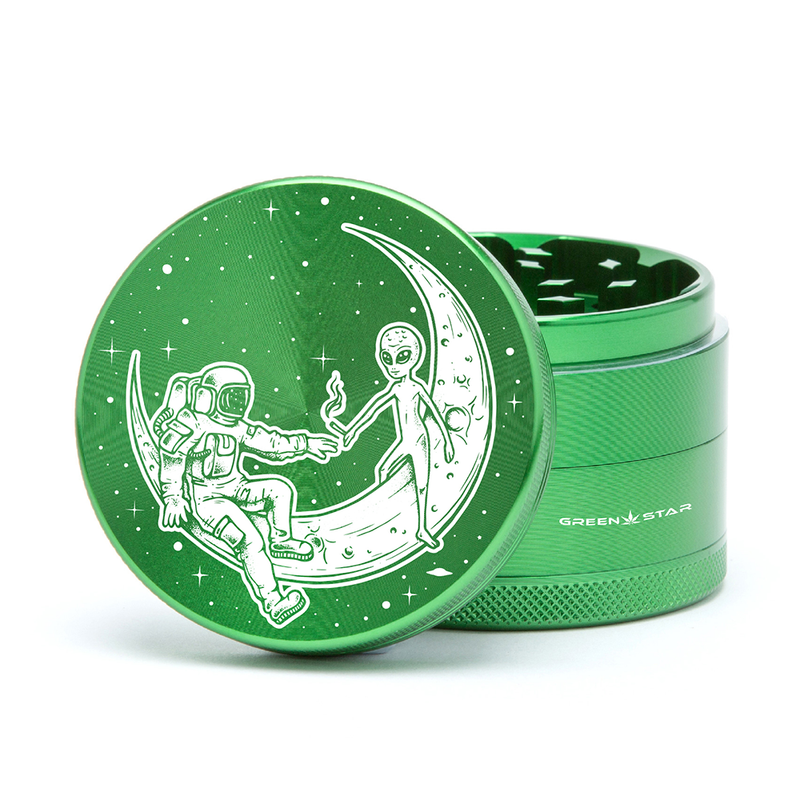 O Green Star | 2.5" (63mm) Grinder - Best Buds Design