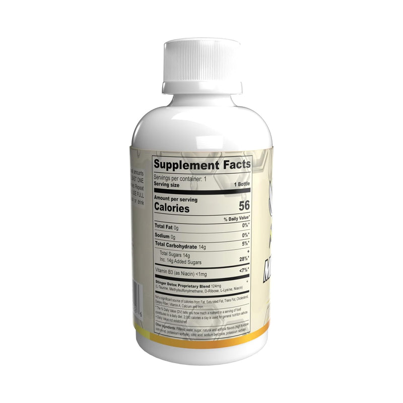 Stinger Detox | Mouthwash Drink - Vanilla Flavor - 2 FL OZ - Alcohol Free Detox Desert Depot