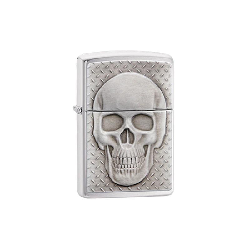 O Zippo 29818 Skull with Brain Surprise