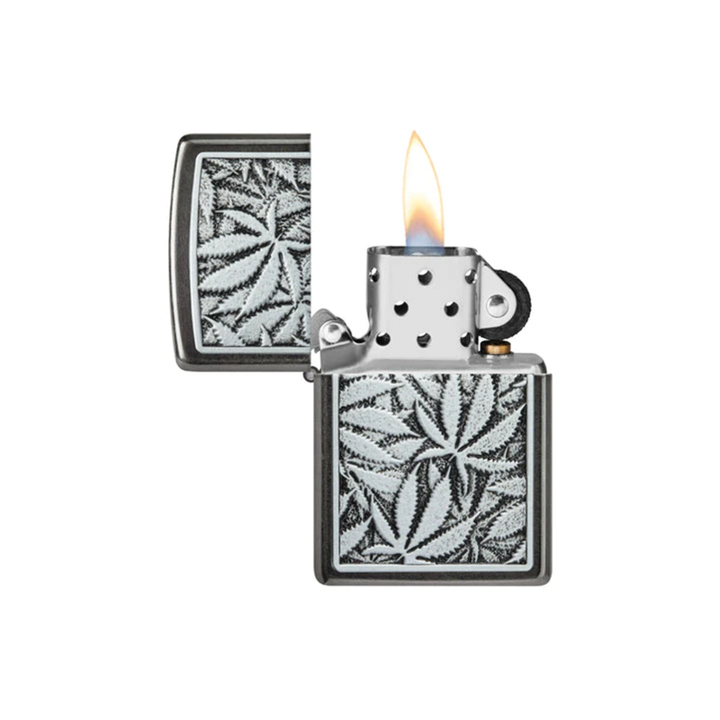 O Zippo 48123 Cannabis Emblem