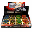 43mm 4-Piece Gold Leaf Metal Grinder Display Pack Super Supplys Inc Default Title