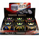 63mm 4-Piece WELLCANN Geometric Metal Grinder Display Pack Super Supplys Inc Default Title