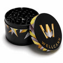 63mm 4-Piece WELLCANN Geometric Metal Grinder Display Pack Super Supplys Inc