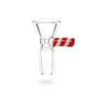 SC Red Eye Glass 14mm Candy Stripe Bowl